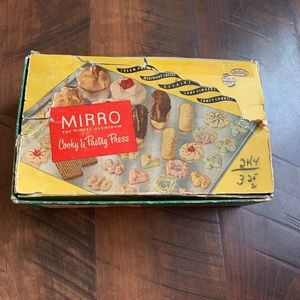 Mirro Cooky & Pastry Press Aluminum Vintage USED🍪